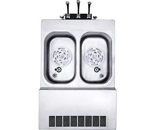 Macchina per gelato soft e frozen yogurt da banco, 3 ugelli - S121F