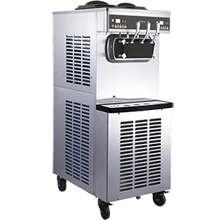Máquina de sorvete soft e frozen yogurt de chão, 3 bicos - S520FAP